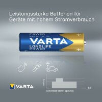 VARTA Batterien LONGLIFE Power Cube Alkali-Mangan Mignon AA 1,5 V, 12 St.