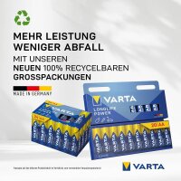 VARTA Batterien LONGLIFE Power Cube Alkali-Mangan Mignon AA 1,5 V, 12 St.