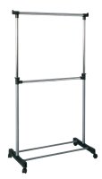 HAKU Möbel Rollgarderobe 44708 schwarz Metall 90,0 x...