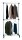 HAKU Möbel Rollgarderobe 44708 schwarz Metall 90,0 x 120,0-210,0 cm, 1 St.