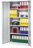 Gürkan Stahlschrank 100064 lichtgrau 4 Fachböden 92,0 x 42,0 x 195,0 cm, zerlegt, 1 St.