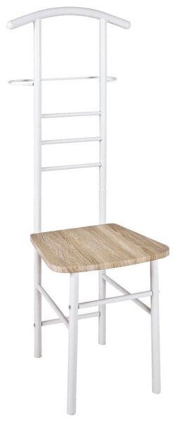 HAKU Möbel Herrendiener 80088 weiß Metall 46,0 x 119,0 cm, 1 St.