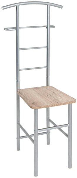 HAKU Möbel Herrendiener 81950 grau Metall 46,0 x 109,0 cm, 1 St.