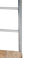 HAKU Möbel Herrendiener 81950 grau Metall 46,0 x 109,0 cm, 1 St.