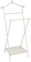 HAKU Möbel Herrendiener 81316 weiß Metall 46,0...