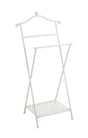 HAKU Möbel Herrendiener 81316 weiß Metall 46,0...