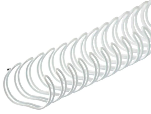 LMG Drahtbinderücken weiß für 65 Blatt, 100 St.