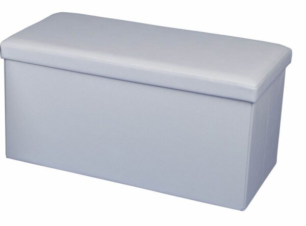 Echtwerk Sitztruhe SeatBox EW-SB-0480 weiß Holz 76,0 cm