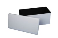 Echtwerk Sitztruhe SeatBox EW-SB-0480 weiß Holz...