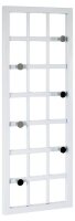 HAKU Möbel Wandgarderobe 89399 weiß Metall 5...