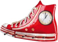 HAKU Möbel Wandgarderobe 89405 Sneaker Metall 5...