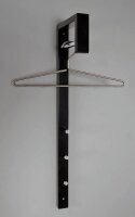 HAKU Möbel Wandgarderobe 89545 schwarz Metall 3...
