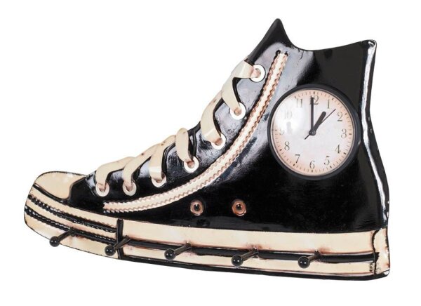 HAKU Möbel Wandgarderobe 89505 Sneaker Metall 5 Haken 50,0 x 31,0 cm, 1 St.