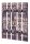 HAKU Möbel Wandgarderobe 89918 Vintage Holz 10 Haken 70,0 x 100,0 cm, 1 St.