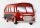 HAKU Möbel Wandgarderobe 89947 Bus Metall 5 Haken 79,0 x 45,0 cm, 1 St.