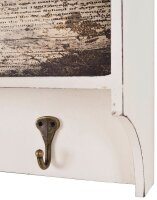 HAKU Möbel Wandgarderobe 89961 Vintage Holz 4 Haken 65,0 x 40,0 cm, 1 St.