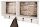 HAKU Möbel Wandgarderobe 89961 Vintage Holz 4 Haken 65,0 x 40,0 cm, 1 St.