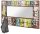 HAKU Möbel Wandgarderobe 89992 Schriftzug Holz 4 Haken 80,0 x 52,0 cm, 1 St.