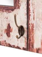 HAKU Möbel Wandgarderobe 89993 Vintage Holz 3 Haken...