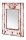 HAKU Möbel Wandgarderobe 89993 Vintage Holz 3 Haken 52,0 x 80,0 cm, 1 St.