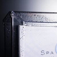 SIGEL Wandprospekthalter transparent DIN A4 24,7 x 8,8 x...