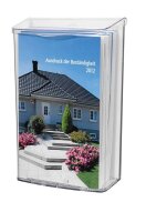 SIGEL Wandprospekthalter transparent DIN A4 24,7 x 8,8 x 33,9 cm, 1 St.