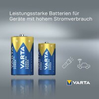 VARTA Batterien LONGLIFE Power Alkali-Mangan Mono D 1,5 V, 2 St.