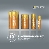 VARTA Batterien LONGLIFE Alkali-Mangan Mono D 1,5 V, 2 St.