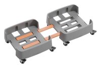DURABLE Fahrgestell für Mülleimer DURABIN 90L rPP, 1 St.