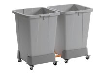 DURABLE Fahrgestell für Mülleimer DURABIN 90L rPP, 1 St.