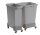 DURABLE Fahrgestell für Mülleimer DURABIN 90L rPP, 1 St.