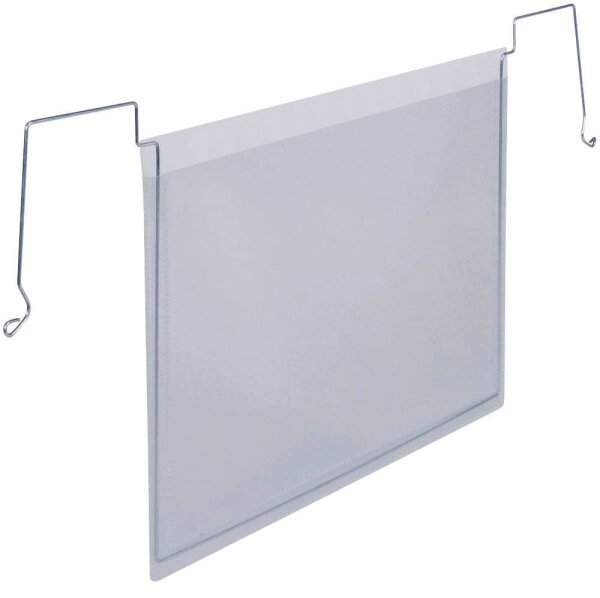 DURABLE Drahtbügeltaschen transparent A4, 50 St.