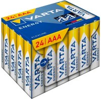VARTA Batterien ENERGY Alkali-Mangan Micro AAA 1,5 V, 24 St.
