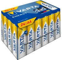 VARTA Batterien ENERGY Alkali-Mangan Mignon AA 1,5 V, 24 St.