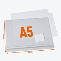 DURABLE Plakattasche A5 wasserdicht und selbstklebend...