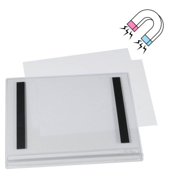 DURABLE Plakattasche A5 wasserdicht und magnetisch 187,0 x 0,6 x 235,0 mm