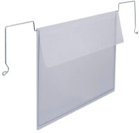 DURABLE Drahtbügeltaschen transparent A4, 50 St.