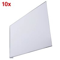 DURABLE Gangschilder A4 quer Kunststoff transparent 297,0 x 210,0 mm, 10 St.