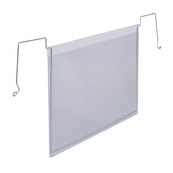 DURABLE Drahtbügeltaschen transparent A5, 50 St.