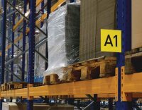 DURABLE Gangschilder Kunststoff transparent 149,0 x 149,0...