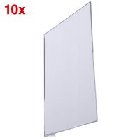 DURABLE Gangschilder A5 hoch Kunststoff transparent 148,0 x 210,0 mm, 10 St.