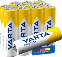 VARTA Batterien ENERGY Alkali-Mangan Mignon AA 1,5 V, 12 St.