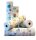 Meditrade® Ärztekrepp ROLLICEL®Kids 2-lagig weiß 50,0 cm x 46,0 m, 9 Rollen