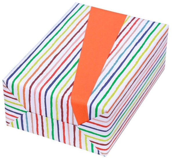 JUNG SCHÖNER VERPACKEN Geschenkpapier Samba mehrfarbig beidseitig bedruckt, 20,0 m