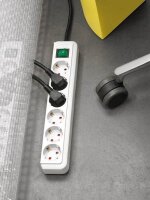 brennenstuhl Eco-Line 6-fach Steckdosenleiste mit...