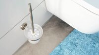 tesa WC-Garnitur MOON weiß, silber Metall, 1 St.