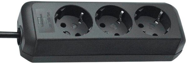 brennenstuhl Eco-Line 3-fach Steckdosenleiste 1,5 m schwarz