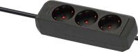 brennenstuhl Eco-Line 3-fach Steckdosenleiste 1,5 m schwarz