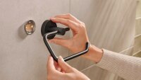 tesa Toilettenpapierhalter MOON schwarz, 1 St.