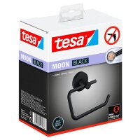 tesa Toilettenpapierhalter MOON schwarz, 1 St.